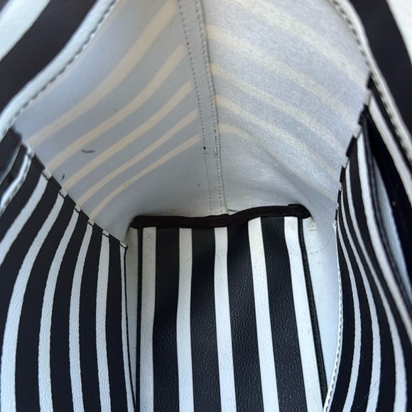 Kate Spade Black and Mint Striped Tote - Picture 10 of 12
